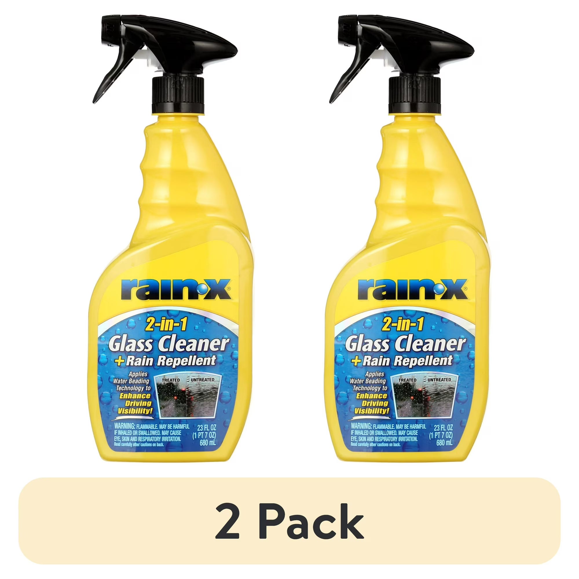 Rainx Rainx Glass Cleaner Plus (Pack of 2)