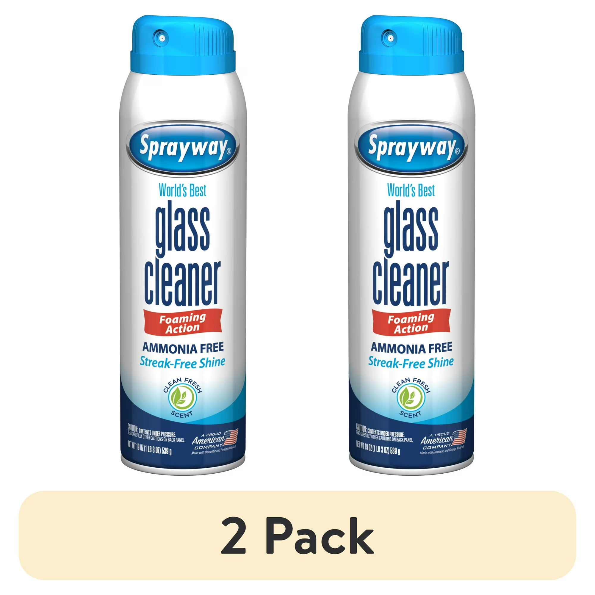 Sprayway Sprayway Fresh Scent Glass Cleaner 19 Fl Oz (Pack of 2) — 19 oz