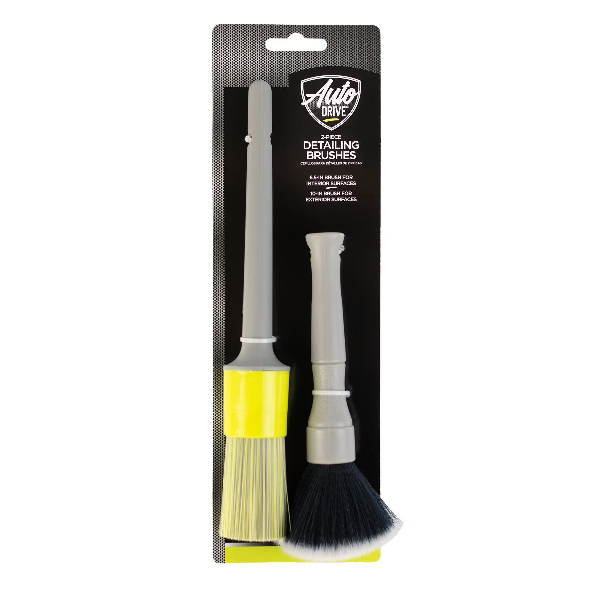 Auto Drive Auto Drive Interior Exterior Auto Detailing Brush 2 Pack (Pack of 2) — 2 ct