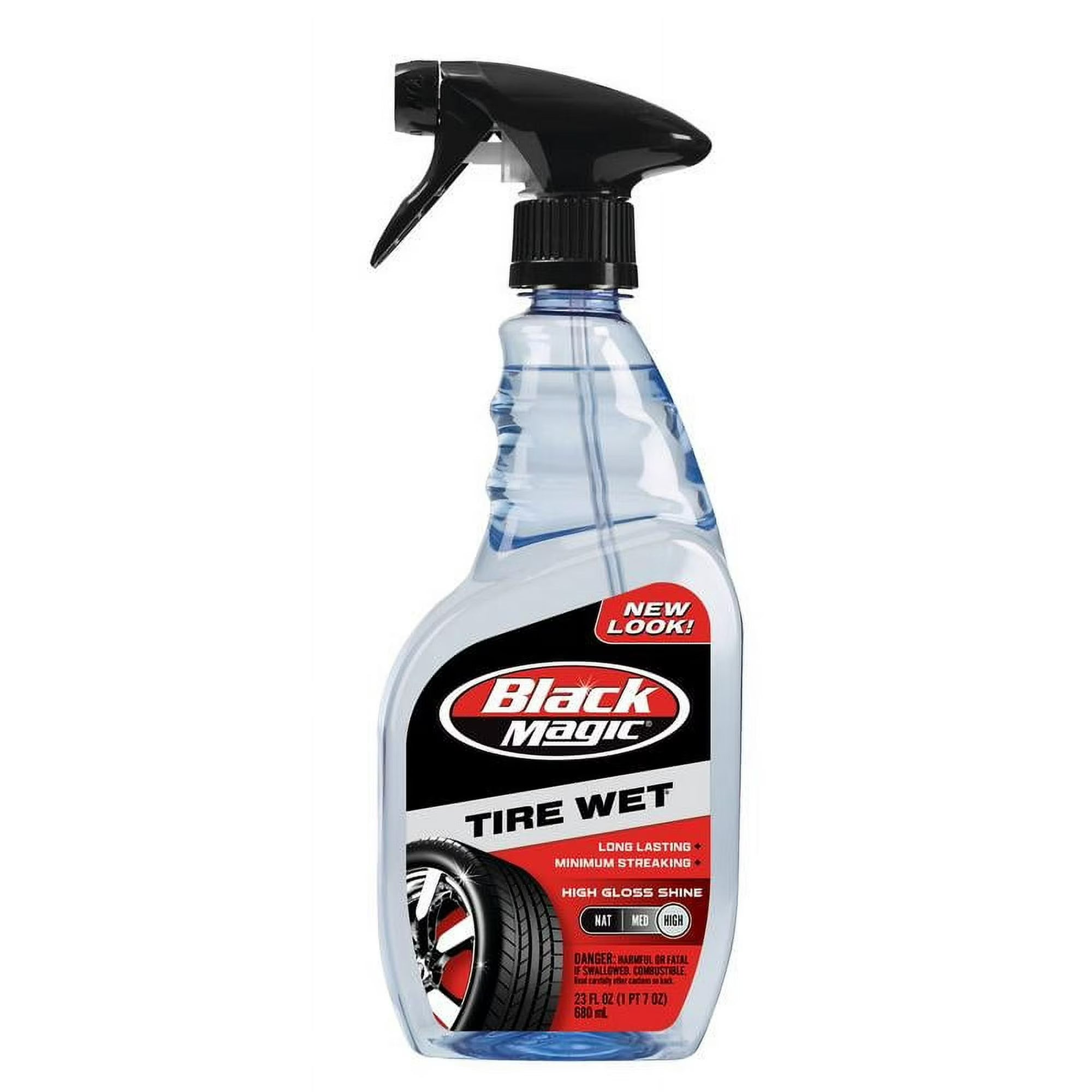 Black Magic Black Magic Tire Wet 23 Oz Tire Shine Lasts Up To 4 Weeks Bm23 (Pack of 2) — 23 oz