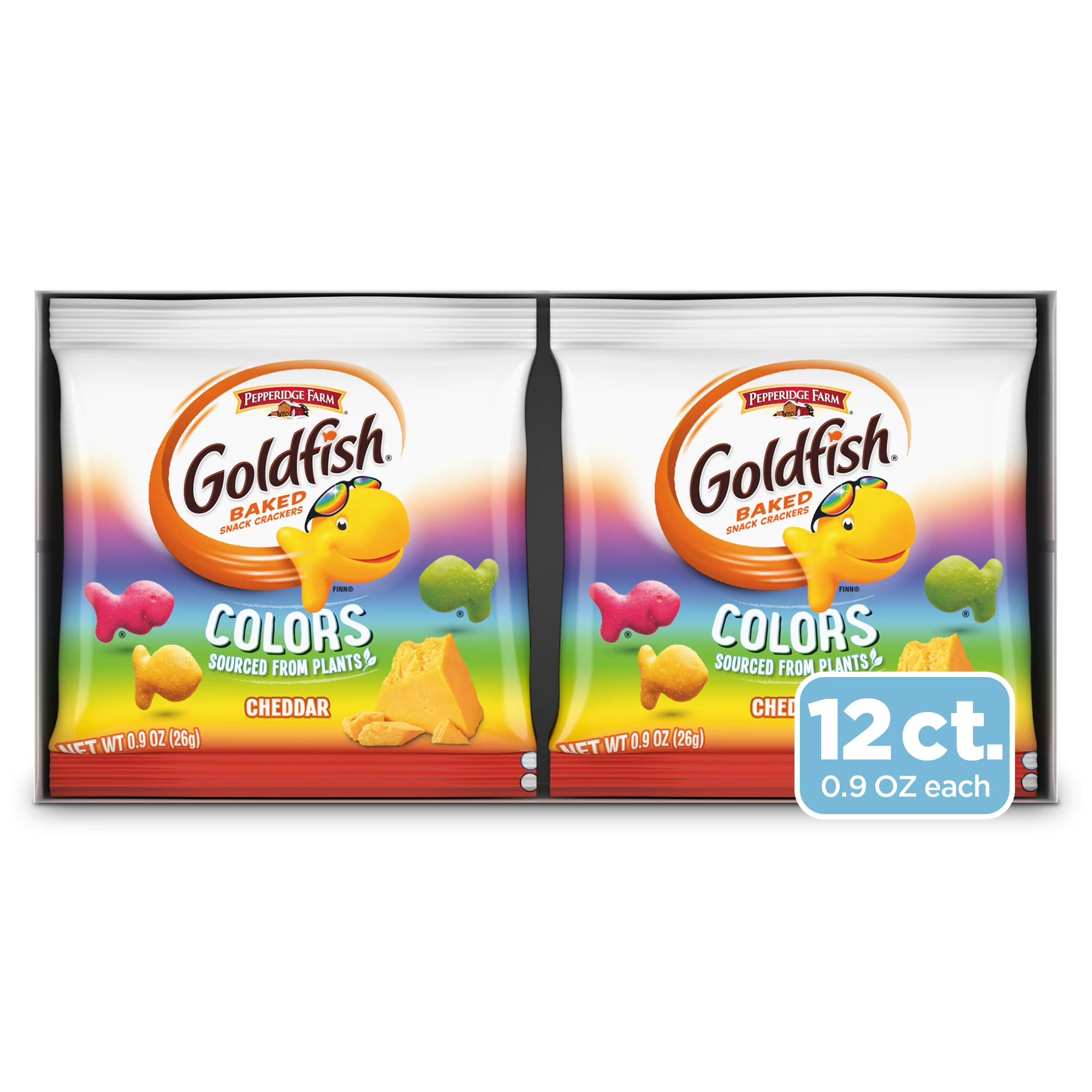 Goldfish Goldfish Colors Crackers Snack Pack 0 9 Oz 12 Ct Multi Pack Tray — Multipack · 12 ct · 9 oz