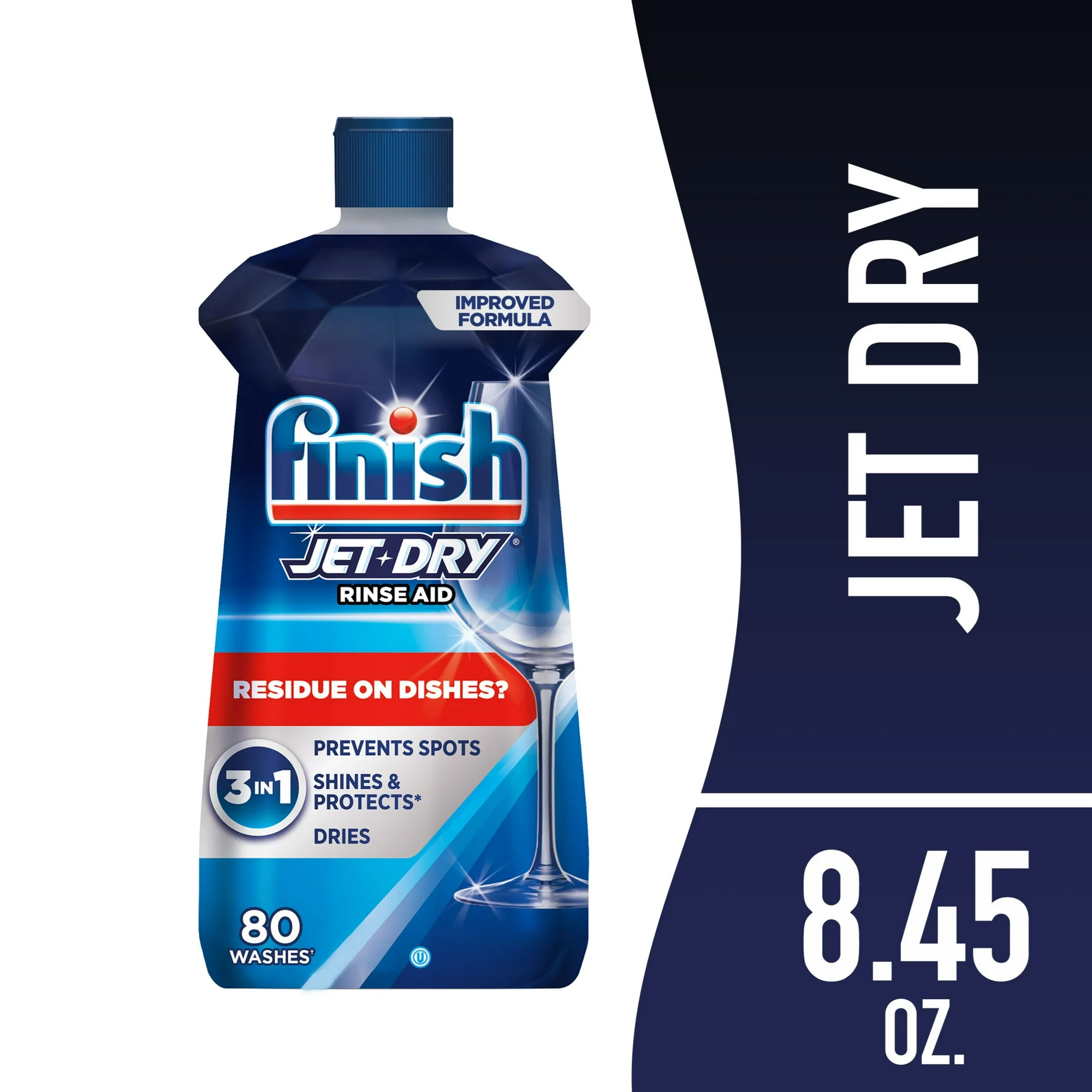 Finish Finish Jet Dry Rinse Agent Liquid Original 8 — 45 oz (Pack of 2)