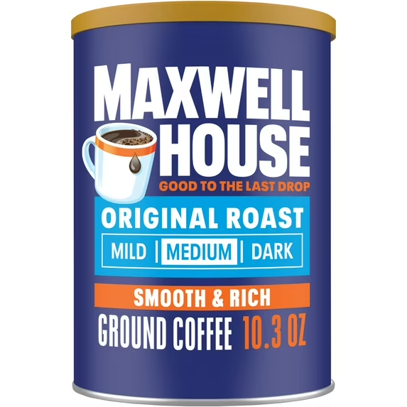Maxwell House Original Roast Ground Coffee — 10.3 oz Canister