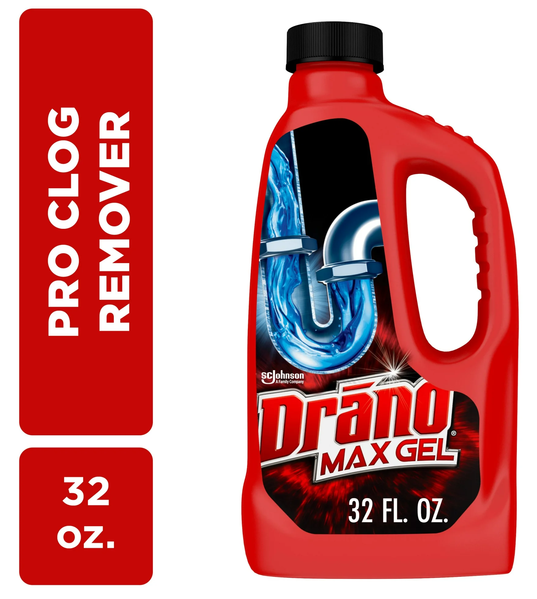 (Pack of 2) Drano Drano Max Gel Drain Clog Remover — 32 oz · 1 ct