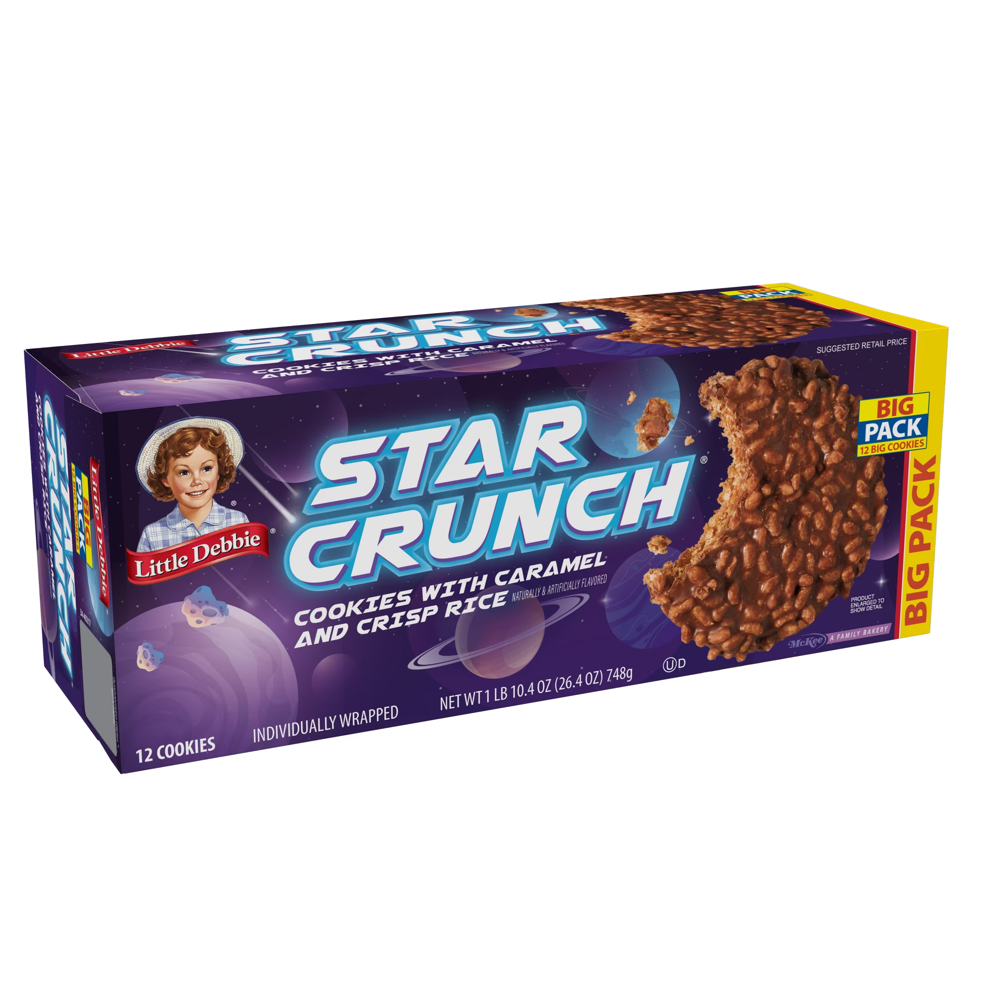Little Debbie Little Debbie Big Pack Star Crunch Cosmic Snacks 26 4 Oz 12 Count — 12 ct · 4 oz