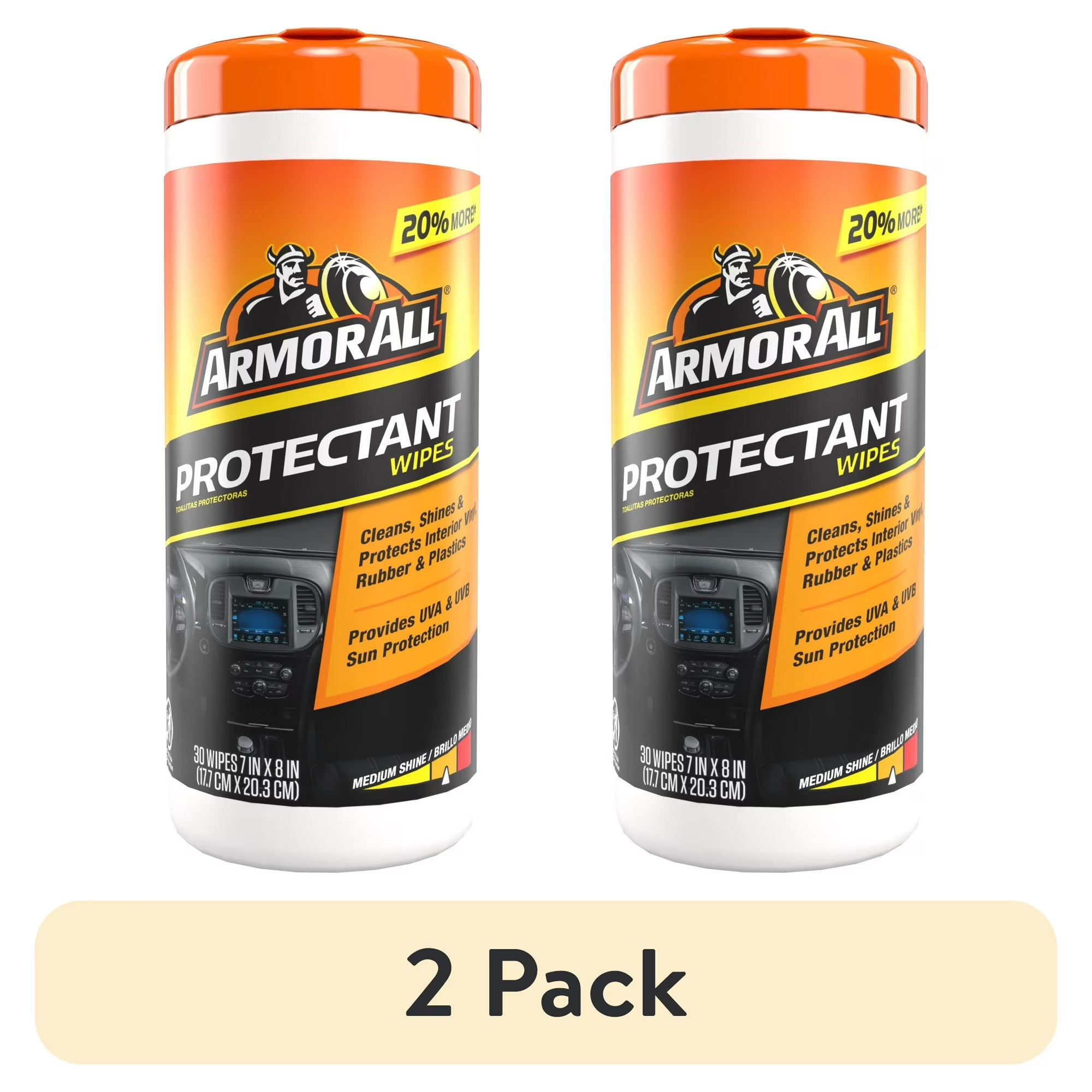 Armor All Armor All Car Interior Protectant Wipes 30 Count (Pack of 2) — 30 ct