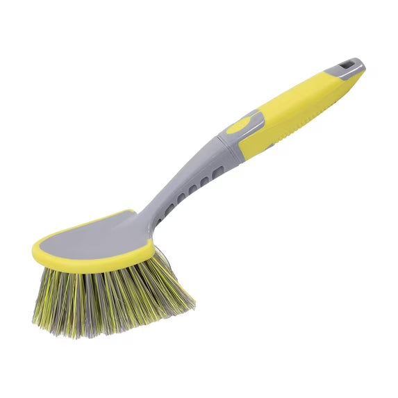 Auto Drive Auto Drive Exterior Surface Wheel And Tire Cleaning Brush Yellow (Pack of 2)